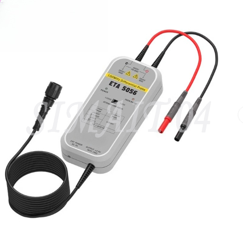 High Voltage Differential Probe 100Mhz 1300V - หัววัดสัญญาณไฟฟ้าแรงสูงสำหรับออสซิลโลสโคป ETA5002/ETA5010/ETA5026 25MHz/100MHz เหมาะสำหรับสัญญาณแรงดันไฟฟ้า 1300V/2600V