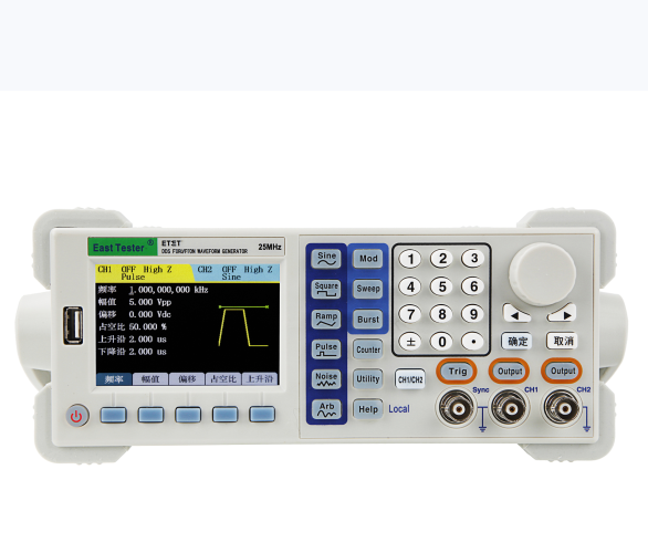 Dual Channel Arbitrary Waveform Function Generator 60Mhz - ET3360 เครื่องกำเนิดสัญญาณฟังก์ชันสองช่องสัญญาณแบบดิจิตอลสำหรับอุตสาหกรรม ความแม่นยำสูง เครื่องกำเนิดสัญญาณรูปคลื่นตามต้องการ 60MHz
