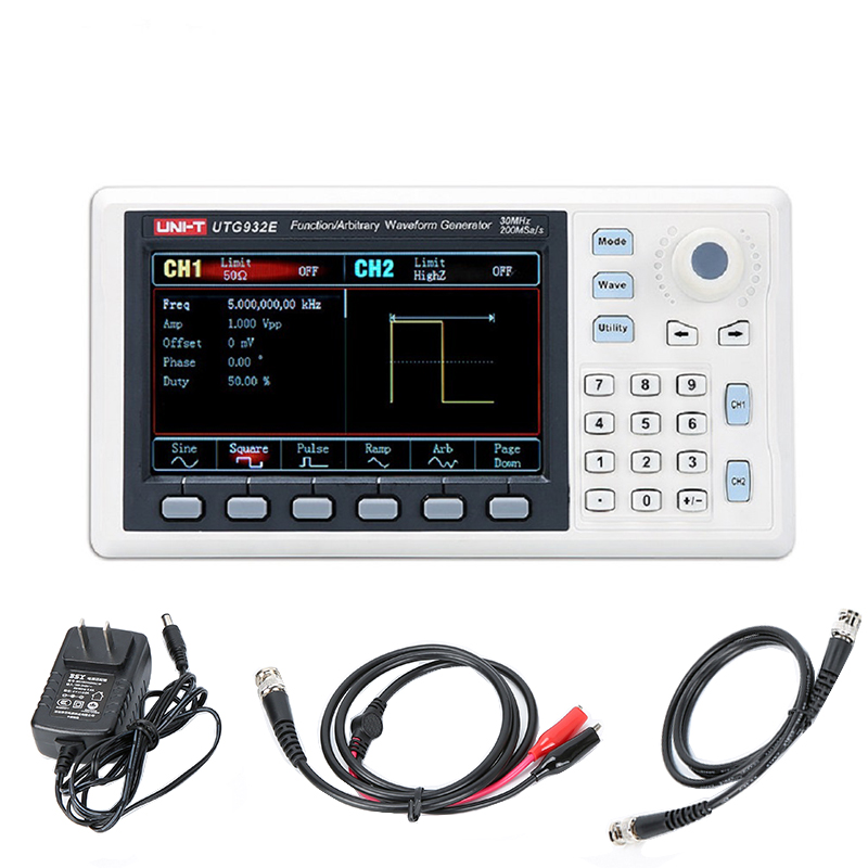 Dual Channel Arbitrary Waveform Function Generator 60Mhz - เครื่องกำเนิดสัญญาณรูปคลื่นอิสระ UTG962E แบบสองช่องสัญญาณ ความเร็ว 200MS/s ความละเอียด