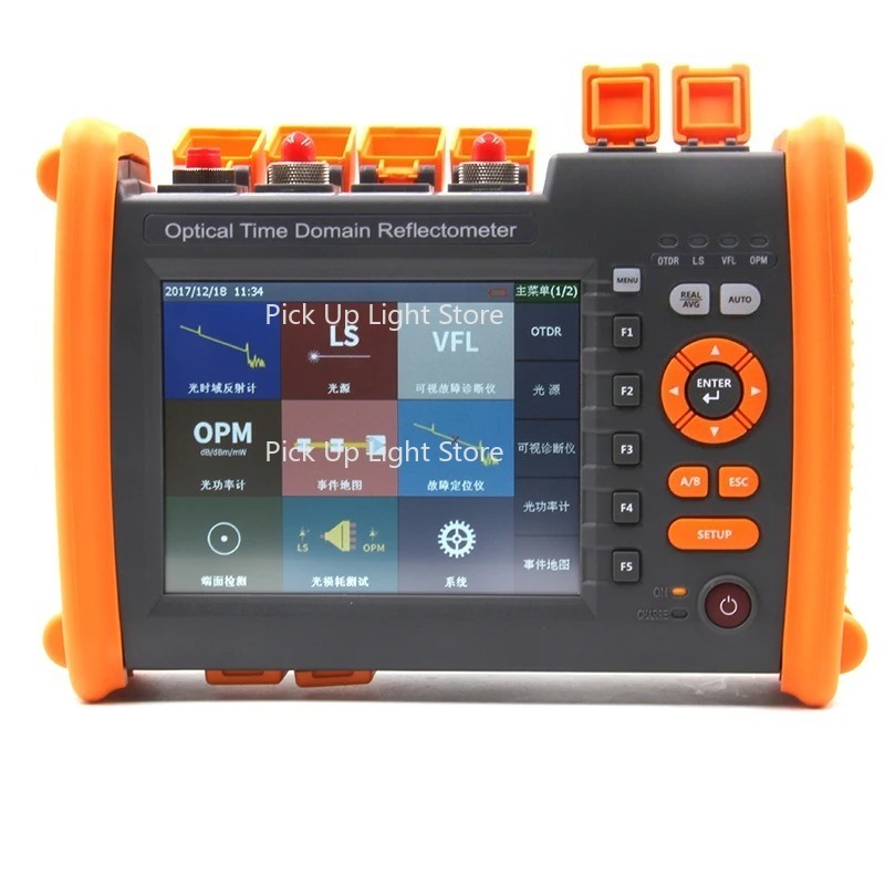 Optical Time Domain Reflectometer Otdr 1310 1550Nm - เครื่องวัดการสะท้อนแสงในโดเมนเวลาแบบออปติคอล (OTDR) รุ่น NK5600-SM-OTDR-1310-1550nm-30/32dB พร้อมเครื่องวัดกำลังไฟเบอร์ในตัว VFL