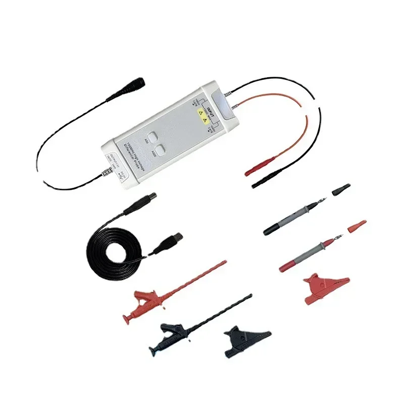 High Voltage Differential Probe 100Mhz 1300V - ออสซิลโลสโคปใหม่ 1300V 100MHz ชุดหัววัดแรงดันสูงแบบดิฟเฟอเรนเชียล 3.5ns ระยะเวลาการเพิ่มแรงดัน