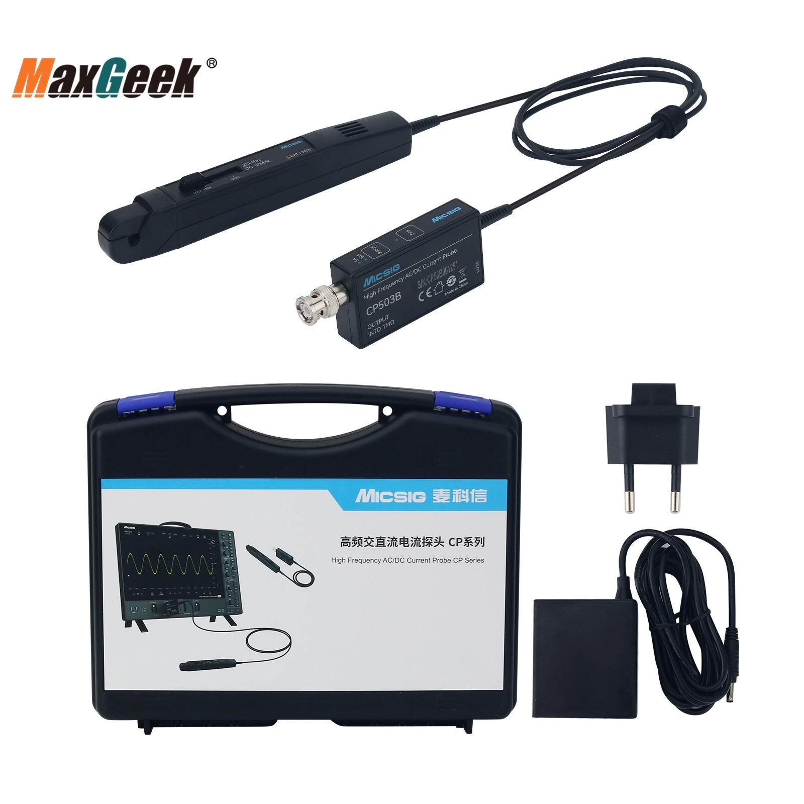 Current Probe Ac Dc 50Mhz Oscilloscope - Micsig สูงความถี่ CP503B CP1003B AC/DC Current