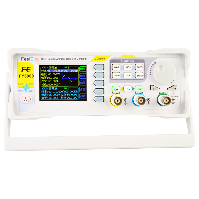 ใหม่ FY6900 ฟังก์ชั่น DDS แบบส - Dual Channel Arbitrary Waveform Function Generator 60Mhz บทวิจารณ์และราคา
