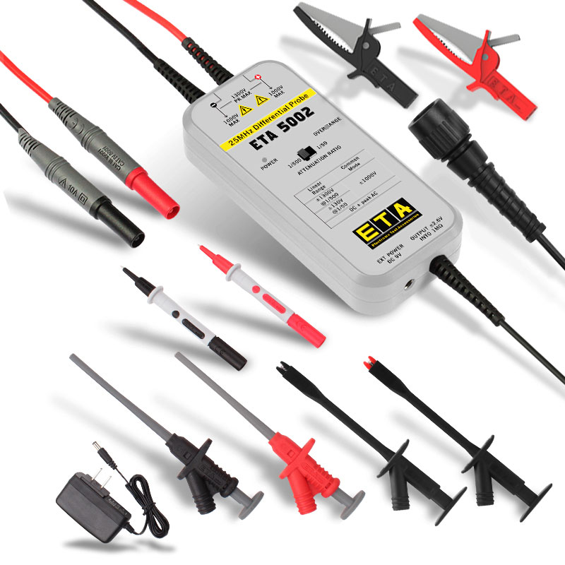 มิยี ETA5002/ETA5010/ETA5026 โ - High Voltage Differential Probe 100Mhz 1300V บทวิจารณ์และราคา