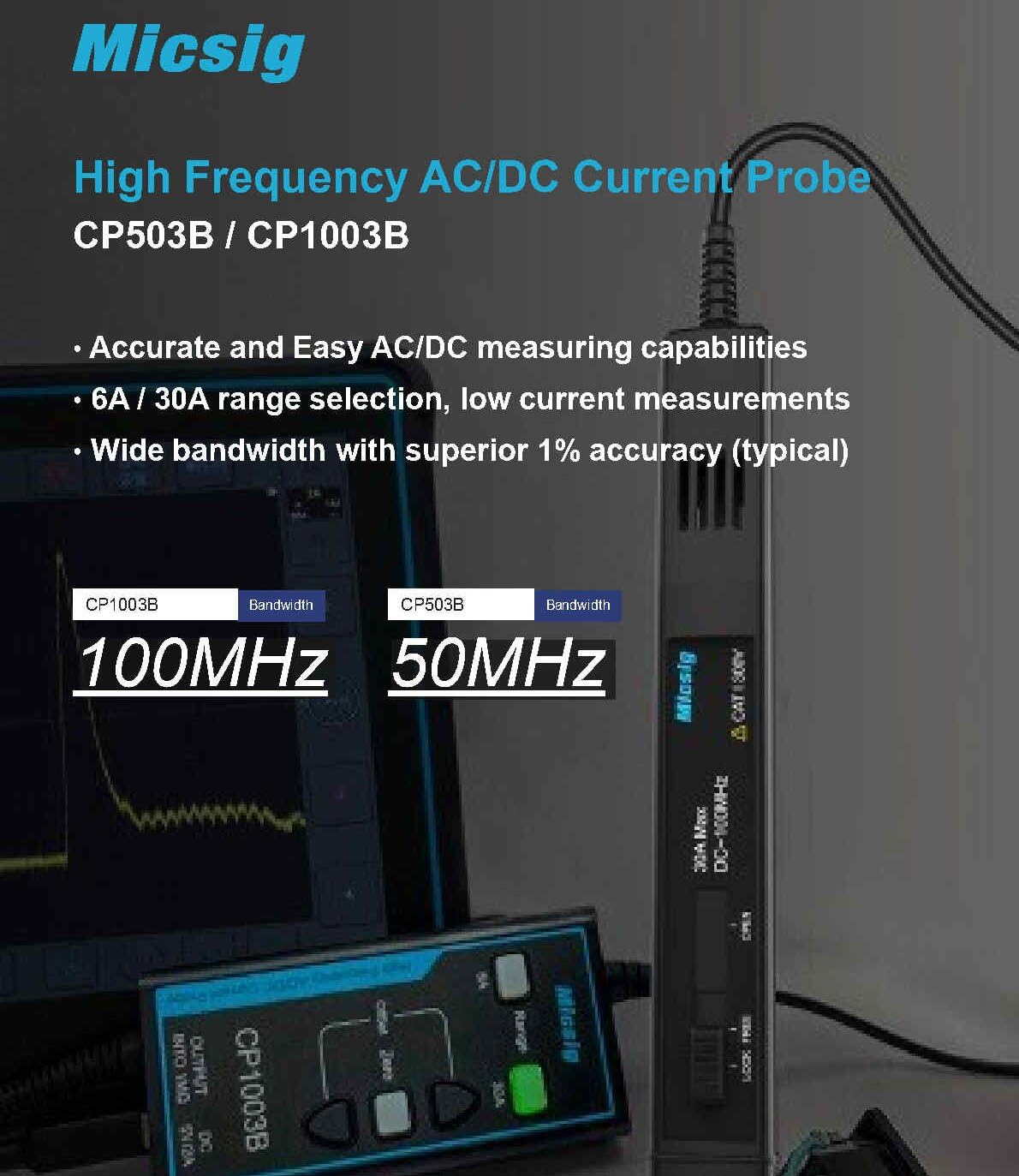 ความถี่สูง AC/DC Current Probe - Current Probe Ac Dc 50Mhz Oscilloscope บทวิจารณ์และราคา