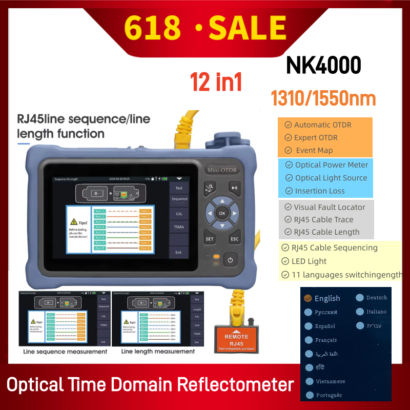 เครื่องทดสอบสายเคเบิลอีเธอร์เน - Optical Time Domain Reflectometer Otdr 1310 1550Nm บทวิจารณ์และราคา