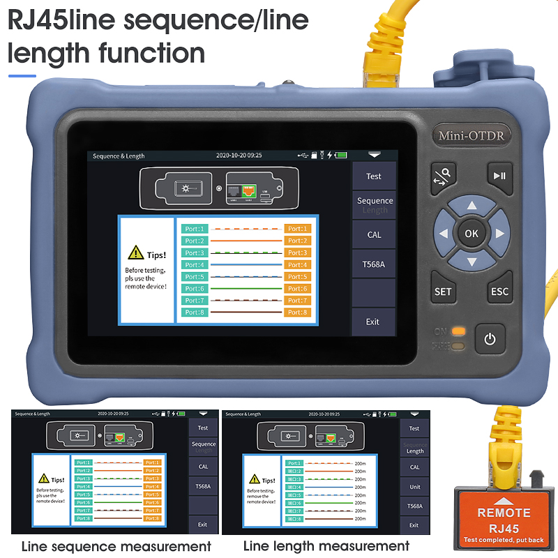 เครื่องทดสอบสายเคเบิลอีเธอร์เน - Optical Time Domain Reflectometer Otdr 1310 1550Nm บทวิจารณ์และราคา