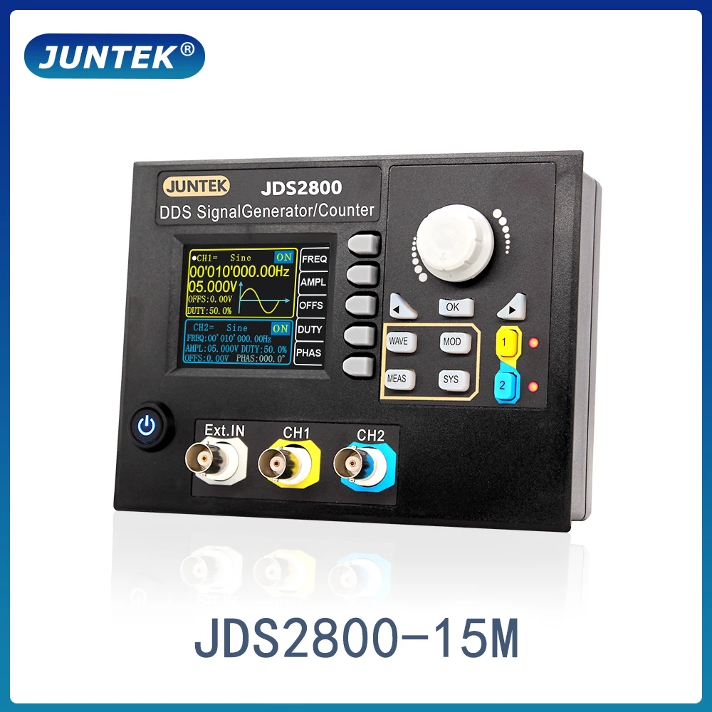 JDS2800-15M 60MHz DDS เครื่องก - Dual Channel Arbitrary Waveform Function Generator 60Mhz บทวิจารณ์และราคา
