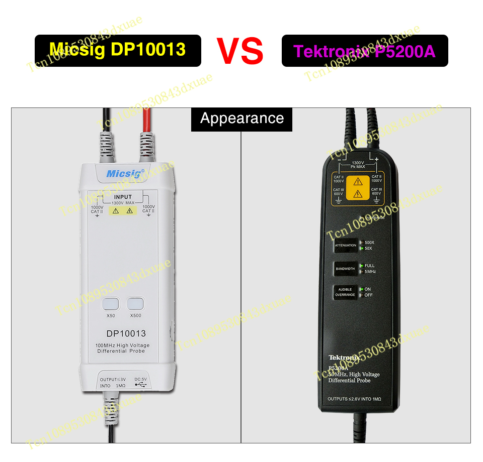 ออสซิลโลสโคป 2025Micsig 1300V  - High Voltage Differential Probe 100Mhz 1300V บทวิจารณ์และราคา