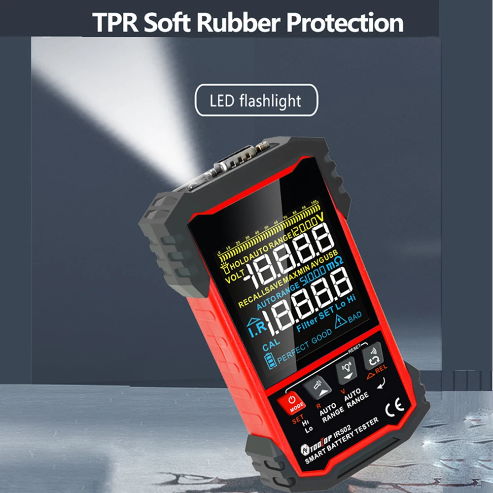 Tooltop ± 120V เครื่องทดสอบควา - Battery Internal Resistance Tester Four Wire บทวิจารณ์และราคา