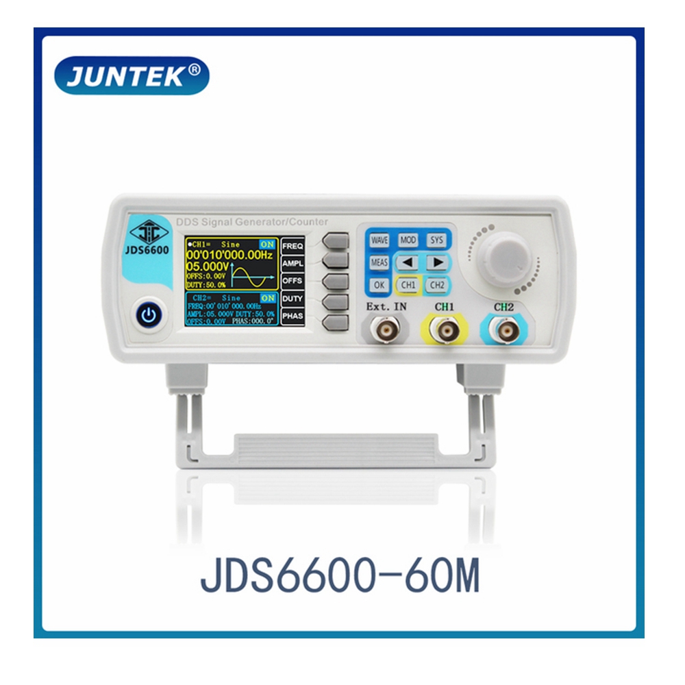 JDS6600 60MHz DDS ฟังก์ชั่นเคร - Dual Channel Arbitrary Waveform Function Generator 60Mhz บทวิจารณ์และราคา