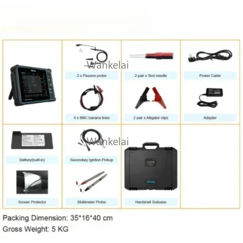 ออสซิลโลสโคปแบบแท็บเล็ตสำหรับย - Handheld Tablet Oscilloscope Touchscreen 100Mhz บทวิจารณ์และราคา